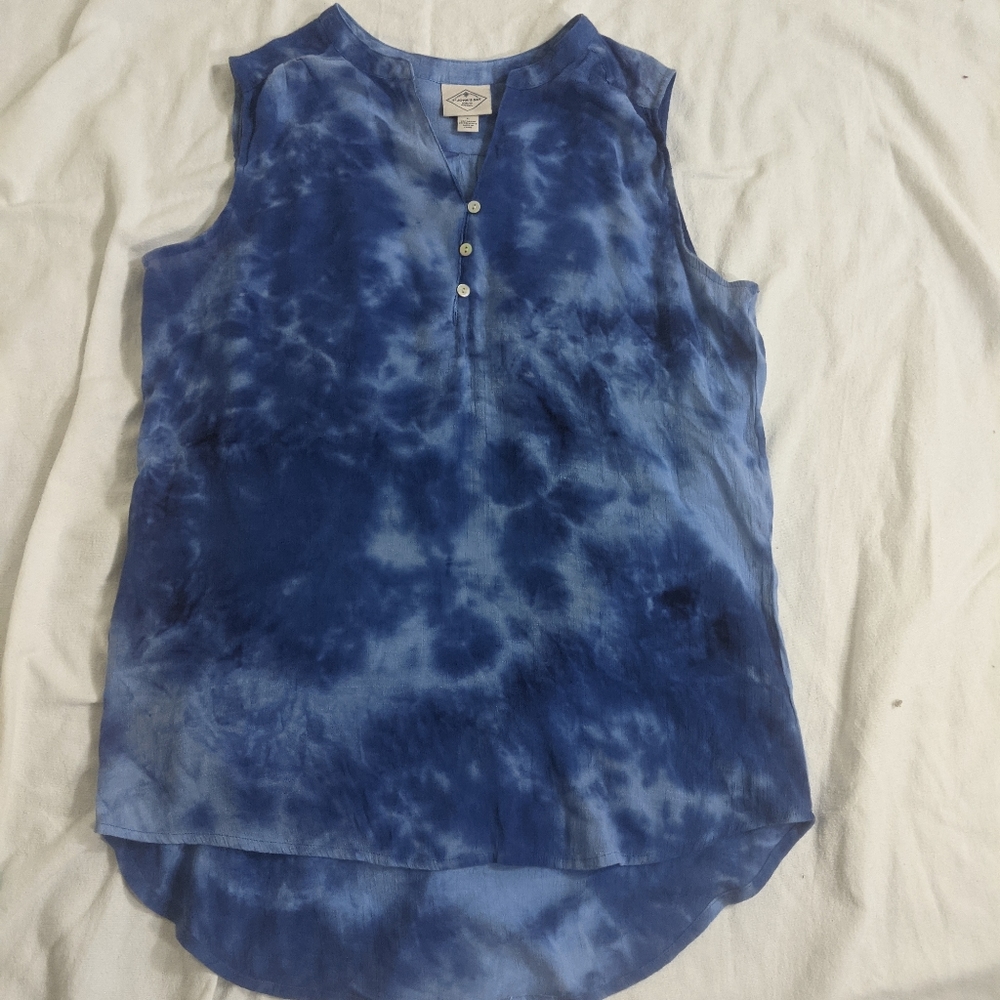 ⭐ St. John's Bay size large dyed tunic style tank